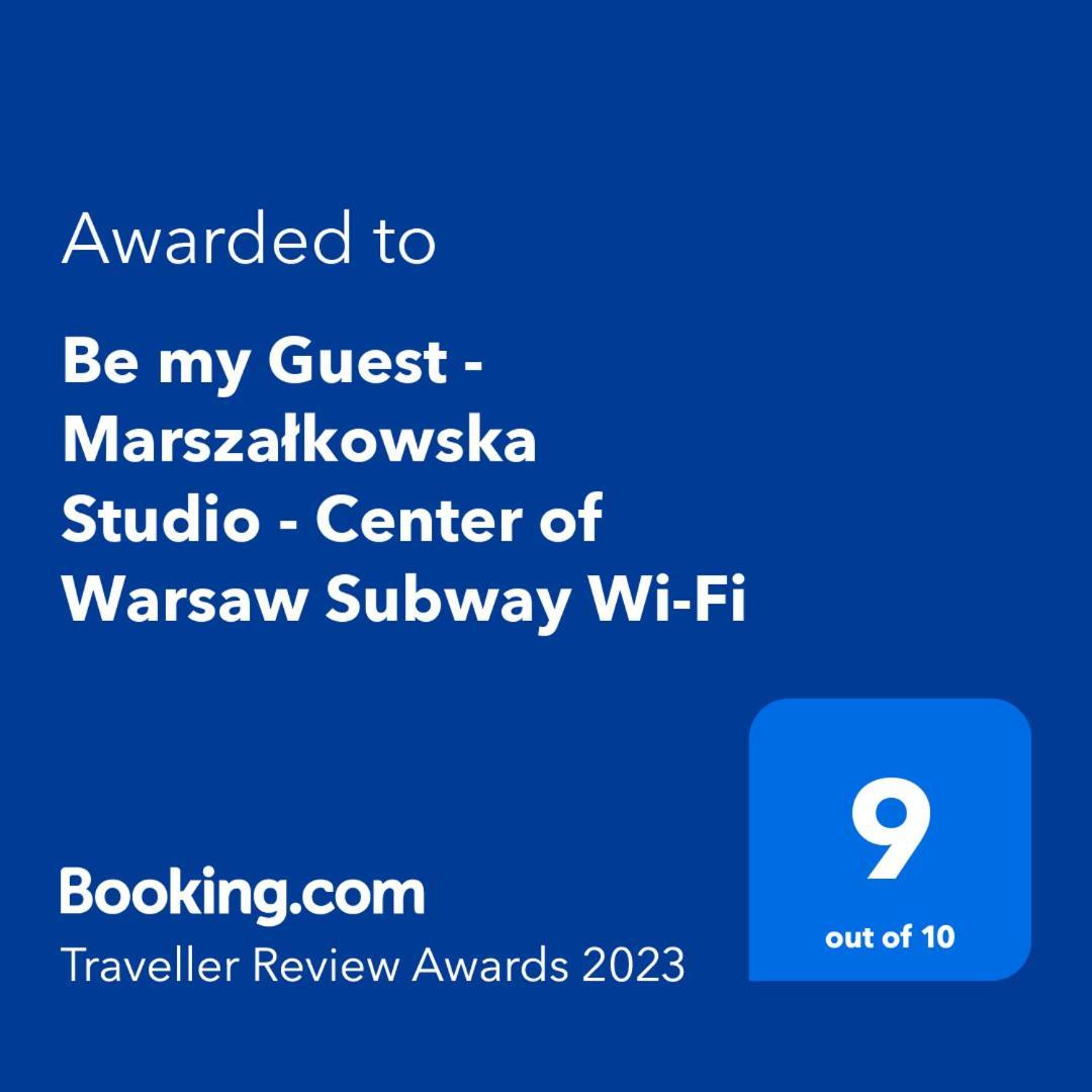 Be My Guest - Marszalkowska Studio - Center Of Warsaw Subway Wi-Fi Breakfast Exteriör bild